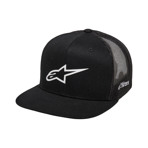 3D AGELESS TRUCKER HAT - BLACK WHITE -1020
