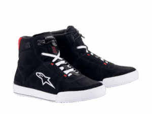 CHROME SHOES - BLACK WHITE BRIGHT RED - 1304