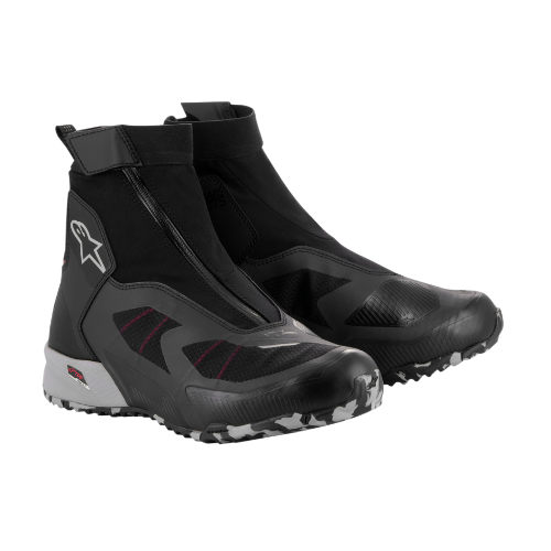 CR-8 GORETEX SHOES - BLACK MID GRAY BRIGHT RED - 1222 - F