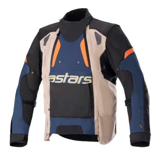 HALO DRYSTAR JACKET - DARK BLUE DARK KHAKI FLAME ORA - 7149 - F