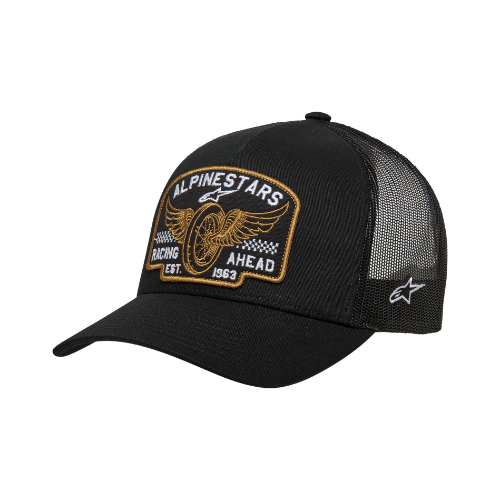 HERITAGE PATCH TRUCKER HAT - BLACK - 1010