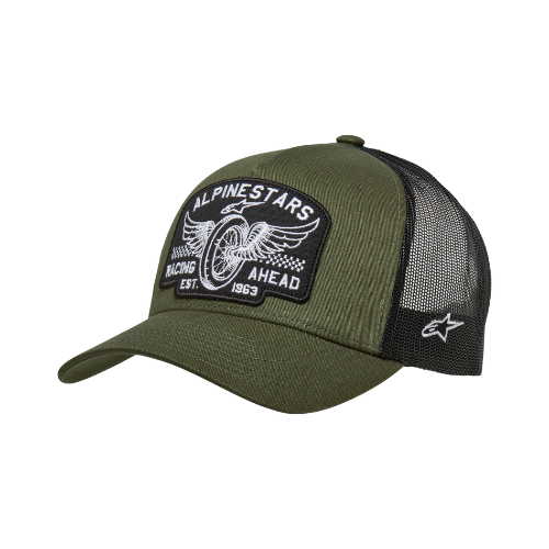 HERITAGE PATCH TRUCKER HAT - GREEN - 6910