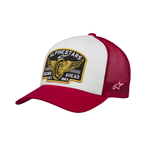 HERITAGE PATCH TRUCKER HAT - RED WHITE - 2030