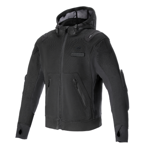 MOFLOW AIR TECH HOODIE MAN - BLACK BLACK - 1100 - F