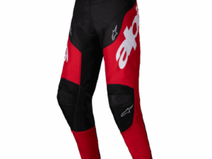 RACER VEIL PANTS- BLACK BRIGHT RED - 1303