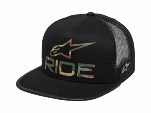 RIDE 4.0 CAMO TRUCKER HAT - BLACK - 10
