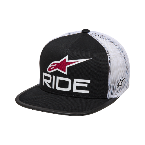 RIDE 4.0 TRUCKER HAT - BLACK - 123