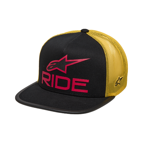 RIDE 4.0 TRUCKER HAT - BLACK - 153