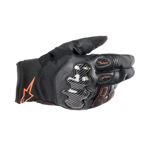 SMX-1 DRYSTAR GLOVES - BLACK RED FLUO - 1030 - F