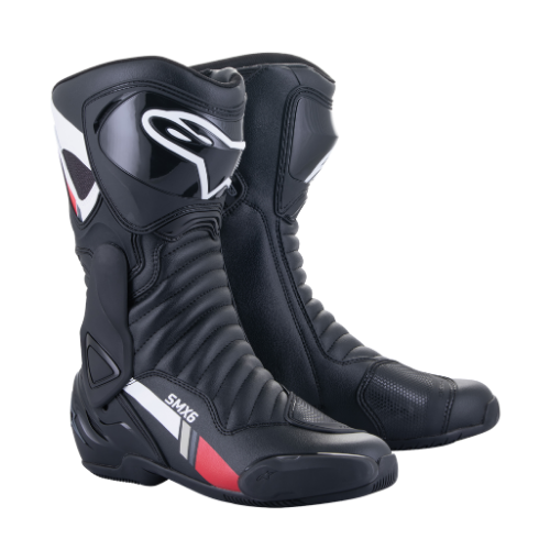 SMX-6 V2 BOOTS - BLACK GRAY RED - 153 - F