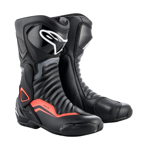 SMX-6 V2 BOOTS - BLACK GRAY RED FLUORESCENT - 1130 - F