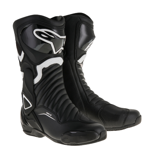 SMX-6 V2 BOOTS - BLACK WHITE - 12 - F