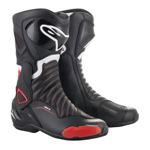 SMX-6 V2 BOOTS - BLACK WHITE RED - 13 - F