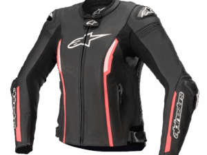 STELLA MISSILE V2 LEATHER JACKET - BLACK DIVA PINK SLATE - 1839