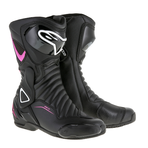 STELLA SMX-6 V2 BOOTS - BLACK WHITE DIVA PINK - 1032 - F