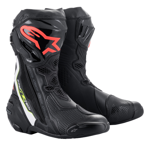SUPERTECH R BOOTS -BLACK WHITE RED FLUO YELLOW FLUO- 1236 - C