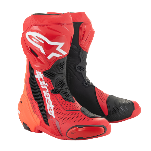 SUPERTECH R VENTED BOOTS -BRIGHT RED RE FLUO - 3029 - F