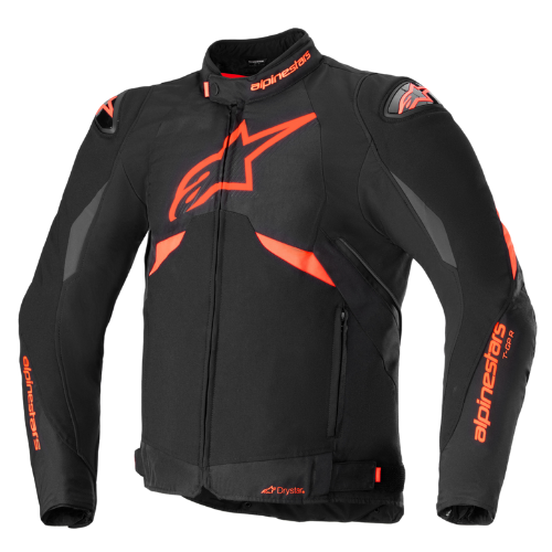 T-GP R V3 DRYSTAR JACKET - BLACK RED FLUO - 1321 - F