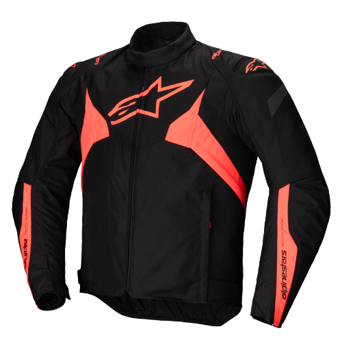 T-JAWS V4 WP JACKET- BLACK RED FLUO - 1365 - F