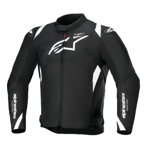 T-SP 1 V2 WATERPROOF JACKET - BLACK WHITE - 12 - F