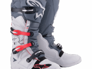 TECH 7 ENDURO BOOT - LIGHT GRAY DARK GRAY BRIGHT RED - 9204