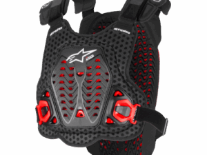 A5 PLASMA CHEST PROTECTOR - BLACK RED - 132