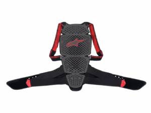 NUCLEON KR-CELL BACK PROTECTOR - SMOKE BLACK RED - 013